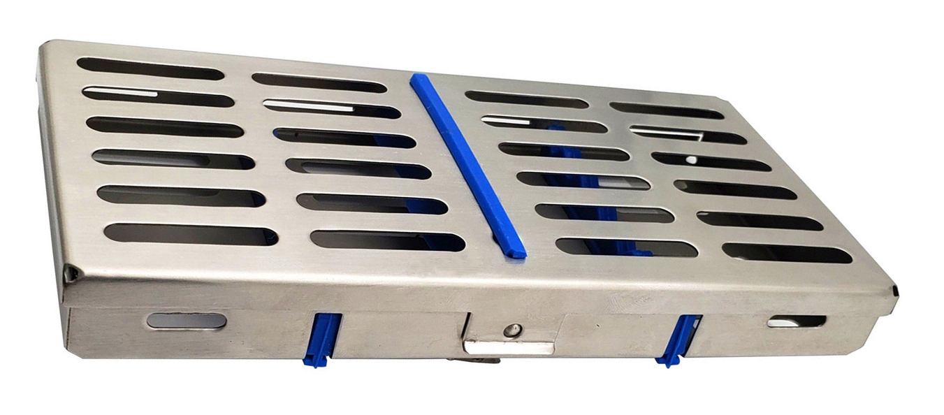 Sterilisationkassette - Sterilisation Tray / Box für 7 Instrumente Wash Tray
